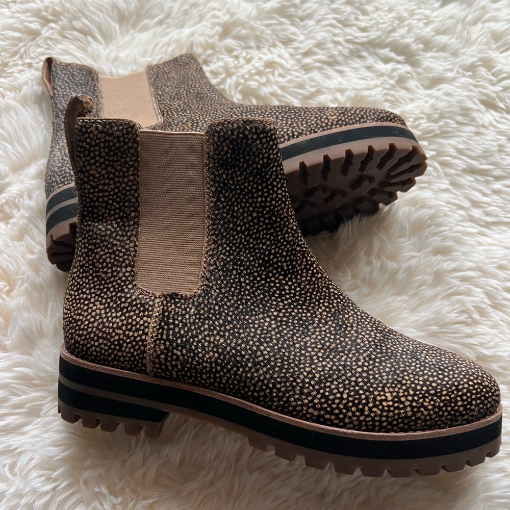 The Citywalk Lugsole Chelsea Boot in Calf Hair